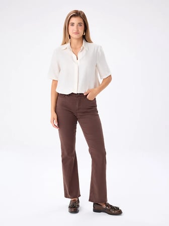 Flare Paça Parça Boya Tenselli Pantolon W27PNT026