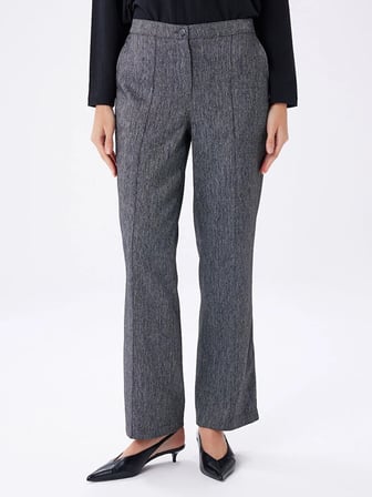 Önü Dikiş İzli Wıde Leg Fıt Pantolon W27PNT027