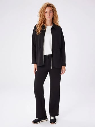 Relax Beli Tünelli Fermuarlı Örme Overshirt Tunik W27TNK019