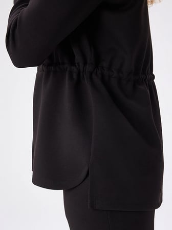 Relax Beli Tünelli Fermuarlı Örme Overshirt Tunik W27TNK019