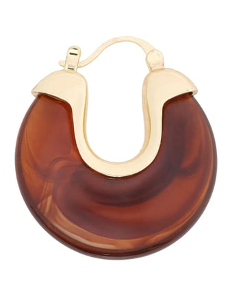 Taşlı Halka Küpe W27KUP014