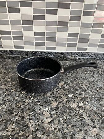 GÜLSAN Siyah Granit Sosluk (Sütlük) Tava 16 Cm