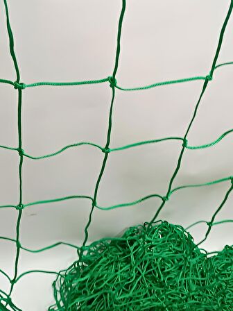 Futbol Kale Filesi 2,5 mm Kord İpi Yeşil 7,32*2,44*2,0 m 