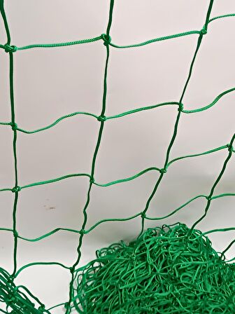 Futbol Kale Filesi 2,5 mm Kord İpi Yeşil 7,32*2,44*2,0 m 