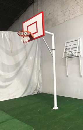 Standart Basketbol Potası Sabit Çember 90*120 1,5 mm Sac Panya