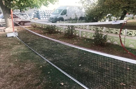Adelinspor Tenis Ve Badminton Seti ,Seyyar Direk ve File