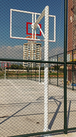 Standart Basketbol Potası Sabit Çember 105*180 20 mm Akrilik Cam Panya
