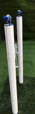 Adelinspor Gold TE-2 Sabit Ankrajlı Alüminyum Tenis Direği