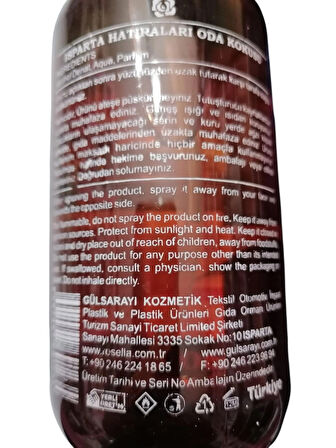 gülsarayı Isparta Hatıraları Oda Spreyi 500ml