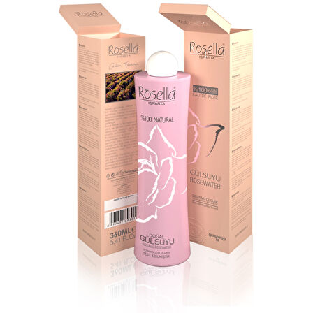 ROSELLA % 100 DOĞAL SAF GÜL SUYU MAYASI 360 ML