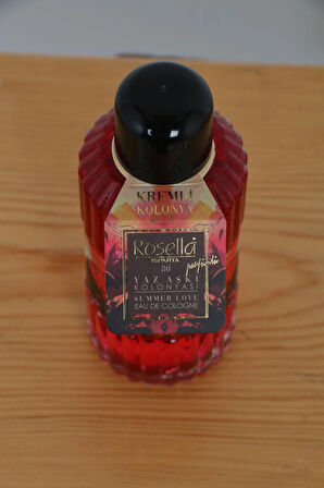 YAZ AŞKI PARFÜMLÜ KREMLİ CAM KOLONYA 220 ML