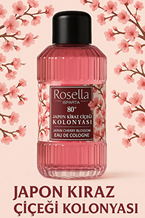 JAPON KİRAZ ÇİÇEĞİ KOLONYASI 80C KREMLİ