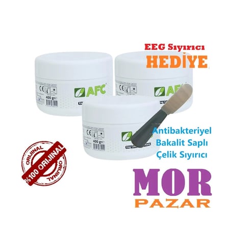 AFC EEG  Pastası 3  Adet 400gr Eeg Paste Hipoallerjeniktir
