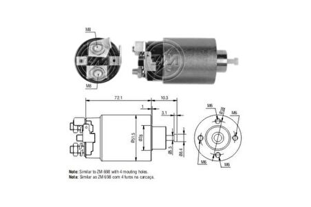 Mitsubıshı Ticarı Mars Otomatıgı 12v Mitsubıshı L300 Ym Hyundaı Accent Tek Fisli Yan - Zm 4698