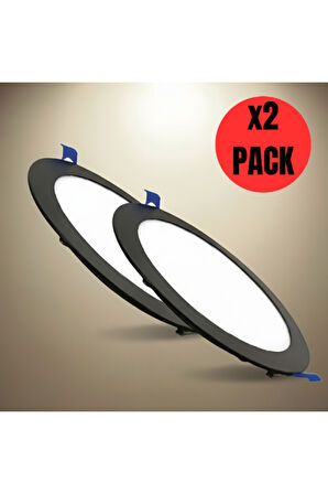 KDL402B Slim LED Panel 2'li Spot Gömme 15W 1200 Lümen -4000K - Doğal Beyaz