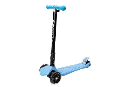 Xslide Işıklı Tekerlekli Scooter Mavi