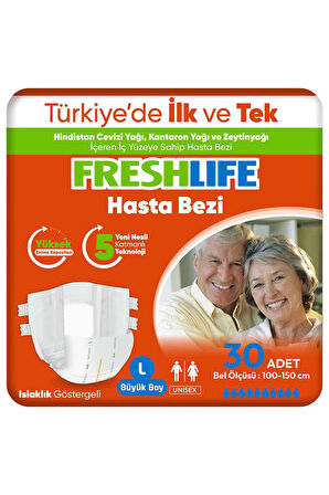 Freshlife Large Yetişkin Hasta Bezi 30 Adet