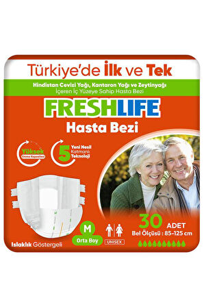 Freshlife Medium Yetişkin Hasta Bezi 30 Adet