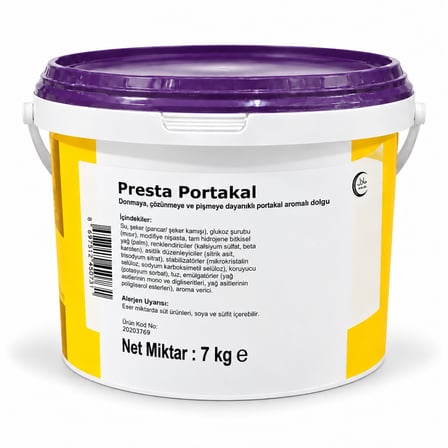 Zeelandia Presta Portakal Aromalı Dolgu 7 kg