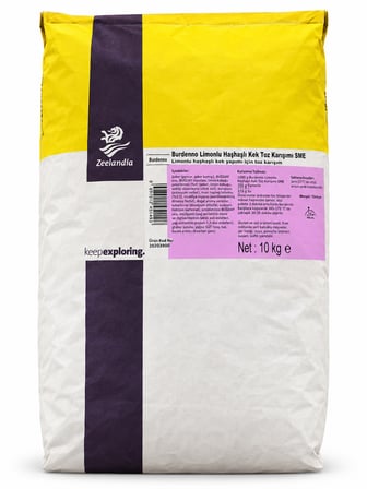 Zeelandia Burdenno Limonlu Haşhaşlı Kek Toz Karışımı 10 kg