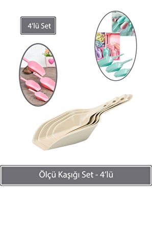 Ölçü Kaşığı Set 4lü