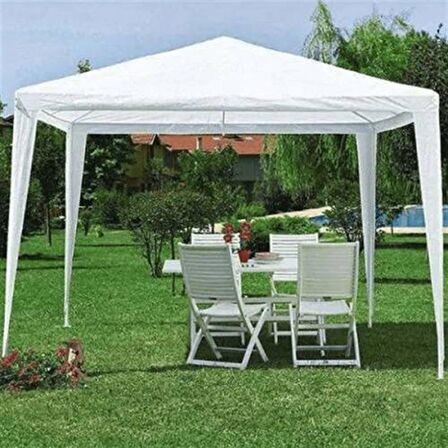 Gazebo Çardak Bahçe Kamelyası Gölgelik 3 x 3 x 2.4 Metre Tente