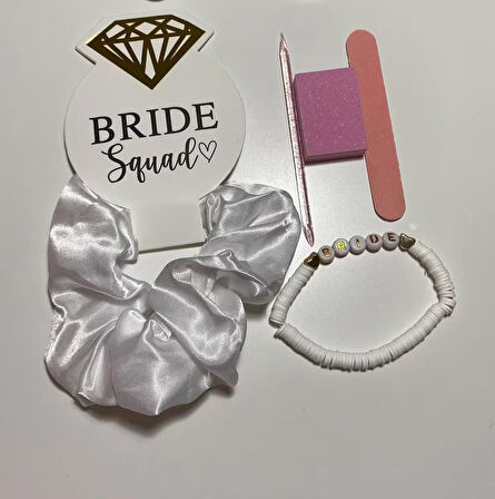 Bride To Be Gelin Ve Nedime Seti ( Gözlük - Toka - Bileklik 