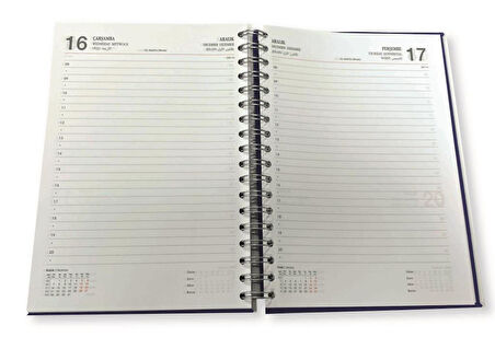 Lizy 2026 Spiralli 17x24 cm Günlük Ajanda MODEL-5