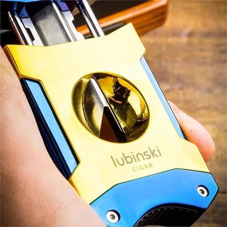 Lubinski V-Cut Puro Kesici Blue-Gold (60Ring)