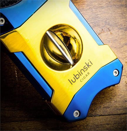 Lubinski V-Cut Puro Kesici Blue-Gold (60Ring)