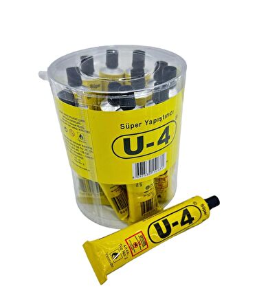 U-4 Kuvvetli Süper Sıvı Yapıştırıcı 40 cc