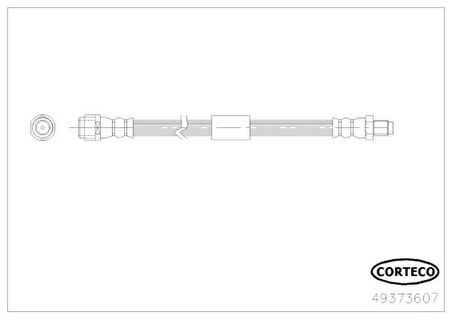Mercedes Fren Hortumu Arka - Fren Hortumu Arka - Cor 49373607