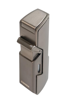 Cohiba Tek Torch Pürmüz Delici İğneli Gunmetal Metal Puro Çakmağı