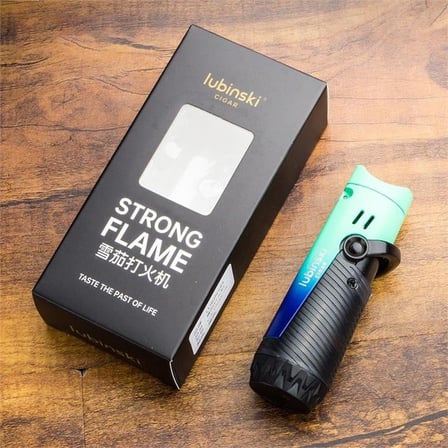 Lubinski Lion Çift Torch Puro Çakmağı Blue Ice