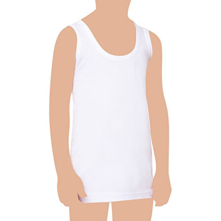 Tutku Erkek Çocuk Ribana Atlet 6'lı Paket