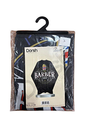 Dorsh Lüks Penuar Önlük Kancalı The Barber Shop Model: 3