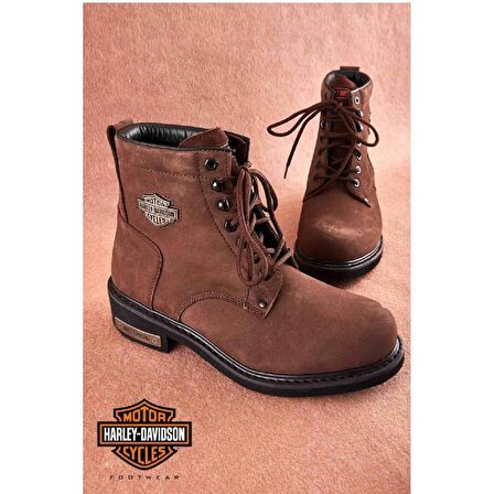 Dark Brown Hakiki Deri Erkek Bot & Bootie HD1777009603