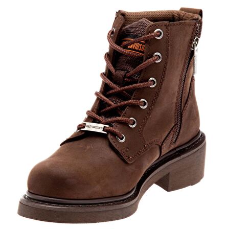 Dark Brown Nubuk Hakiki Deri Kadın Bot & Bootie M0777009801