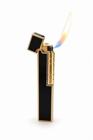 Vindiesel Siyah Gold Slim Soft Flame Metal Çakmak TR10008
