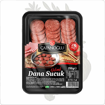 ÇAPANOĞLU 250 GR DİLİMLİ SUCUK