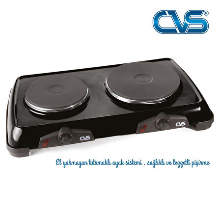 CVS DN 202 Twinn İkili Elektrikli Ocak