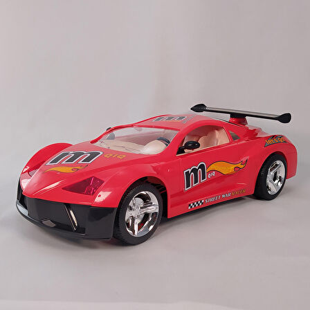 Famous Car 1:12 Uzaktan Kum. Şarjlı Pilli Oyuncak Red Araba 35cm