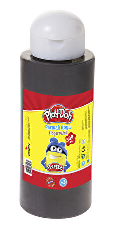 Play-Doh Parmak Boyası (Tüp) 500ml Siyah