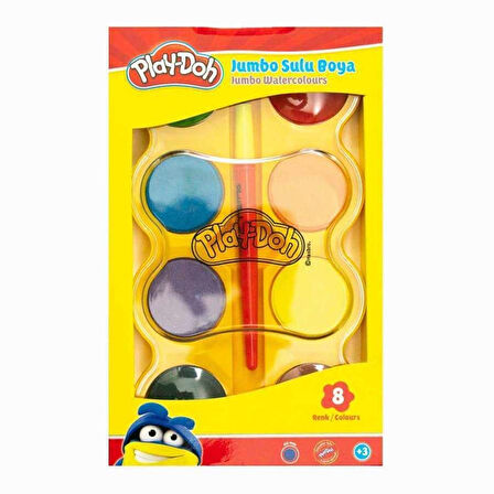 Play Doh 8 Renk Jumbo Sulu Boya