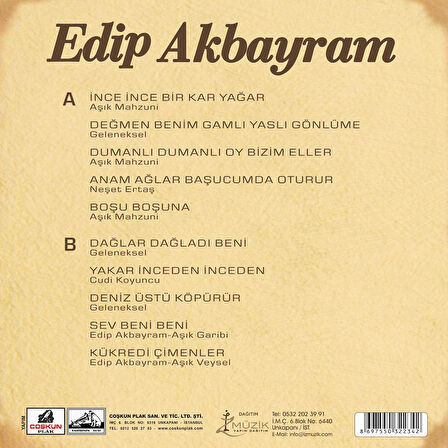 PLAK - Edip Akbayram / Edip Akbayram (En iyileriyle analog master)
