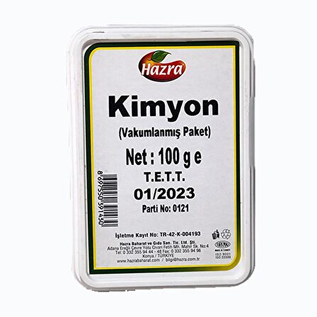 Hazra Kimyon 100 g e Vakumlanmış Paket