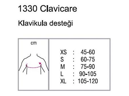 Orthocare 1330/M Clavicare (Klavikula tespit bandajı) 