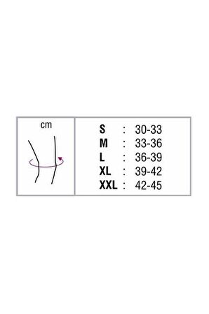 Orthocare 6120/XXLARGE Patella Destekli Dizlik