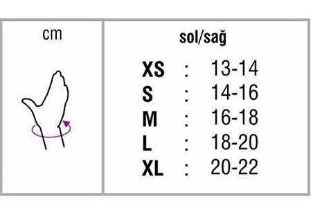Orthocare 4535/LARGE SOL Thenarcare Başparmak Destekli El Bilek Ateli
