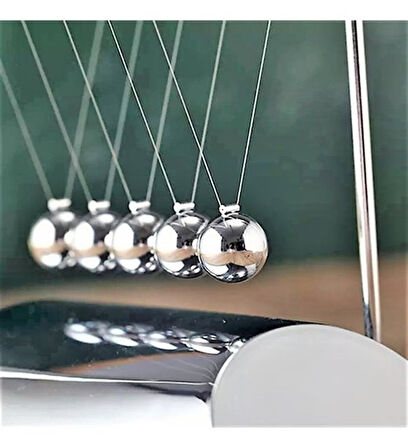 Kişiye Özel Newton Denge Topları Büyük Boy Newtons Cradle